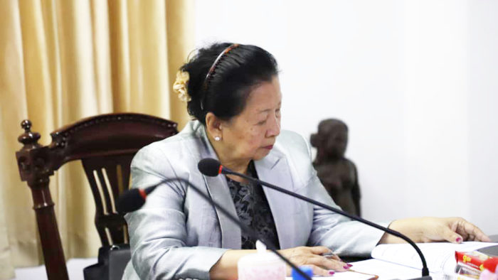 លោកជំទាវ មុិញ កុសនី អញ្ជើញដឹកនាំប្រជុំ អនុគណ:កម្មការបច្ចេកទេស នៃក្រុមការងារស្រាវជ្រាវ និងចងក្រងឯកសាររបាំព្រះរាជទ្រព្យ ឬរបាំក្បាច់ ...